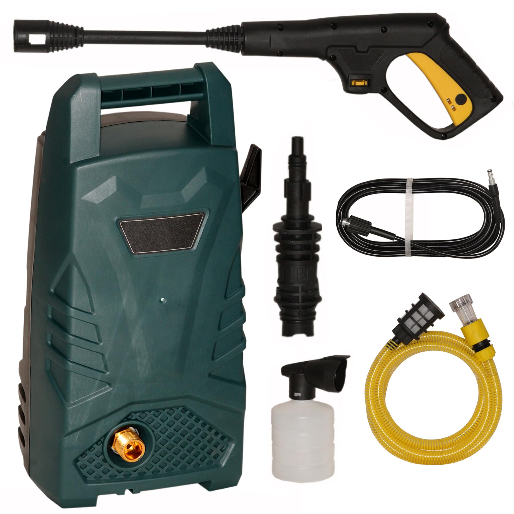 Digital Craft 3000W Pressure Washer Machine – 180 Bar High Power Washer with 7M Hose, 5L/Min Flow | Portable Electric Jet Cleaner for Car, Bike & Home Cleaning-image-30