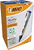 BIC Intensity Marker 2000 Yuvarlak Uçlu Permanent Markör, Mavi, 12li Kutu, 1.7 mm Sağlam Uç, Hızlı Kuruyan Mürekkep