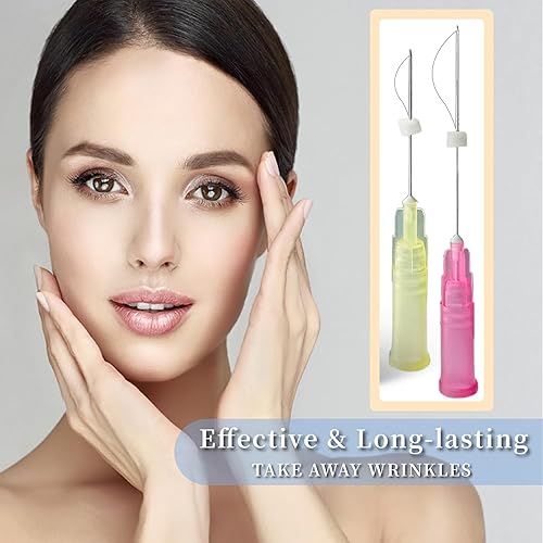 Miniatura 4 de elves Hilos PCL para estiramiento facial, hilos suaves, punta afilada, elevación facial con tipo mono de larga duración, ajuste de la piel,