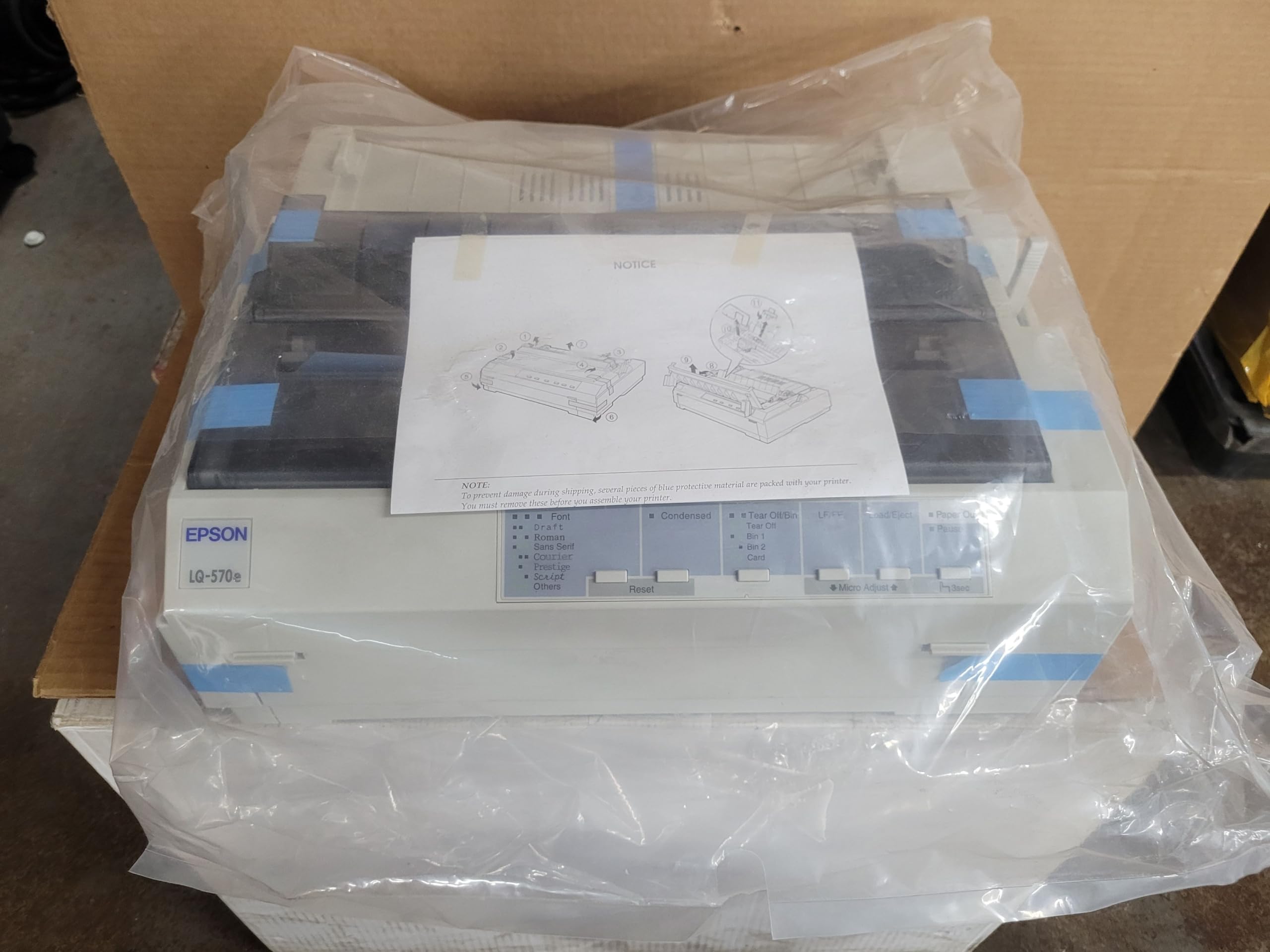 Amazon.com: Epson LQ-570E Dot Matrix Printer : Office Products