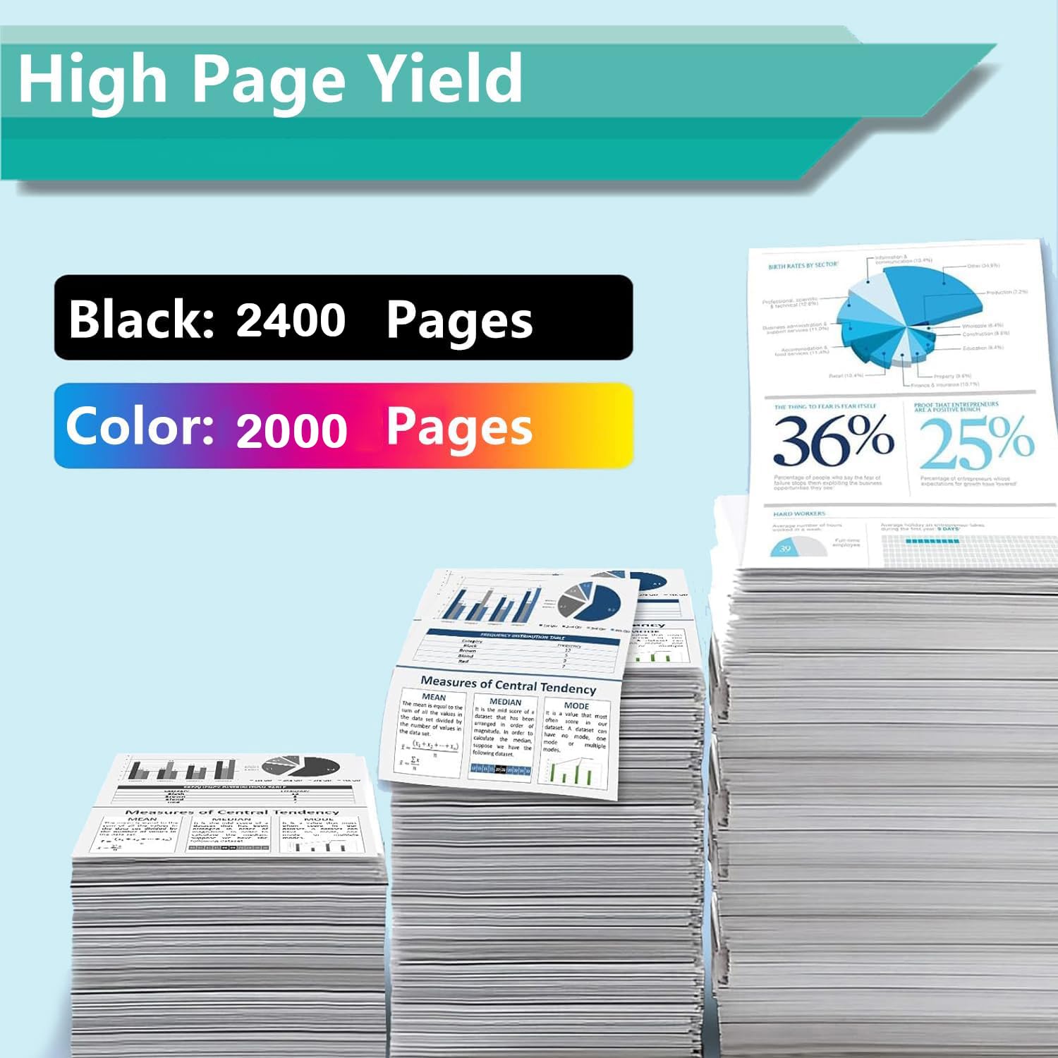 Cartucce di toner C410 con chip ad alto rendimento per 006R04677 / 78/79/80 006R04685 / 86/87/88 per stampanti xerox C410 C410DN VersaLink C415 (Quattro colori,Resa standard)