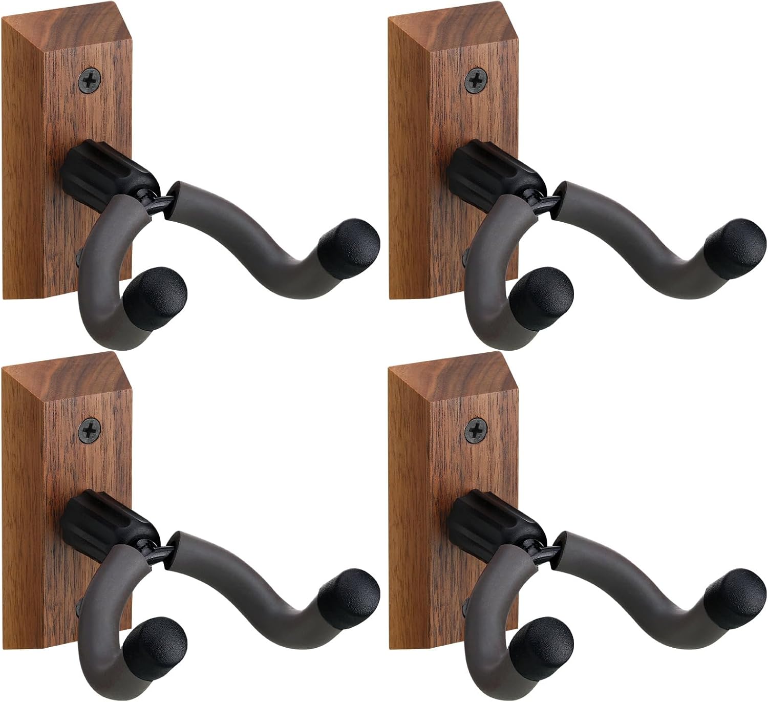 Tatuo Crossbow Hanger for Wall Vertical Gun Rack Wall Mount Hardwood Gun Holder Compound Bow Hanger Holder Displays Rack Shotgun Hooks Rifle Storage Securely Holds Airsoft Firearm