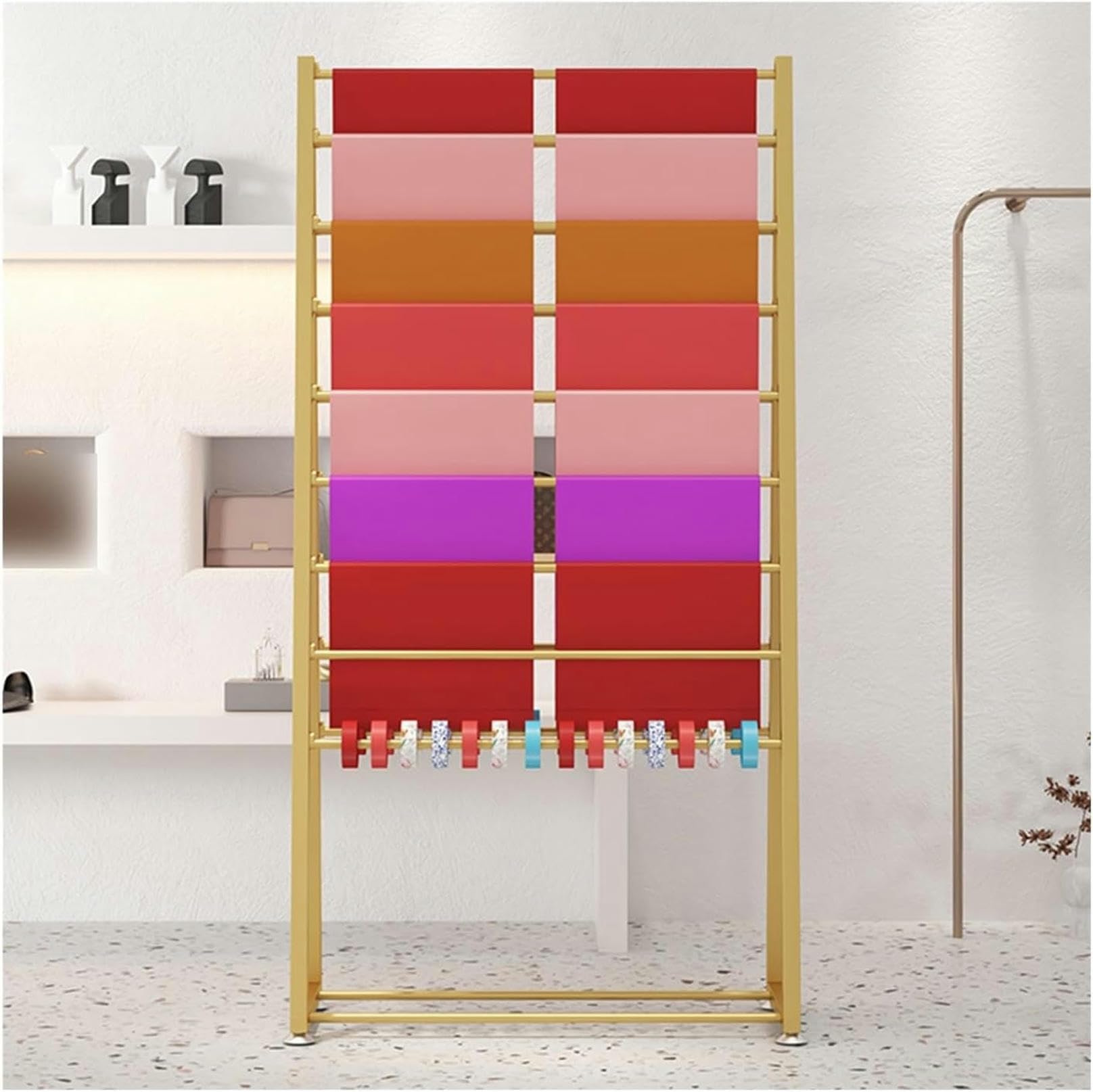 Perchero para Ropa Interior, Organizador De Bufandas, Perchero para Corbatas, Perchero para Exhibición De Ropa Y Tiendas De Regalos, Estante para Guardar Pañuelos, Mantas, Pañuelos, Papel De Regalo,