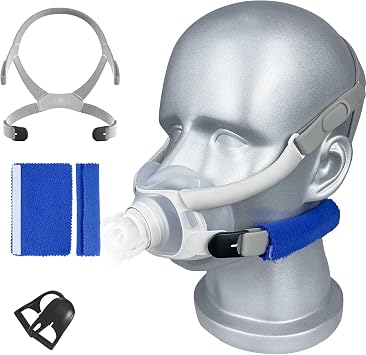CPAP Headgear Strap with Clip for Airfit F40 Full Face Mask, Large