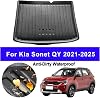 Cubierta de cajuela para auto, alfombra de carga trasera, compatible con Kia Sonet QY 2021-2025 3