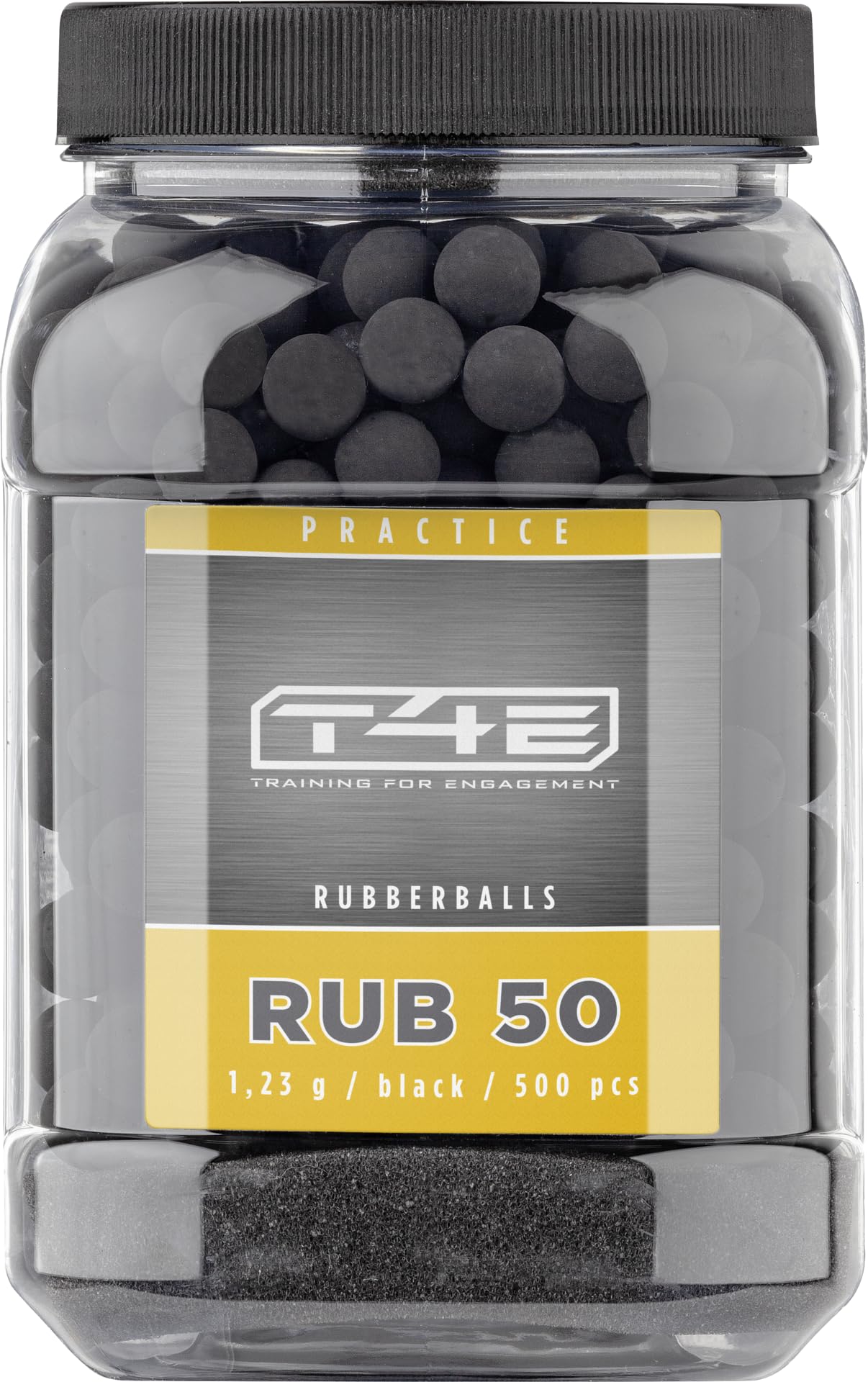 Umarex T4E Prac RB50 Lot de 500 balles en caoutchouc Cal.50 Idéal pour HDR50 / HDP50 Prac Series