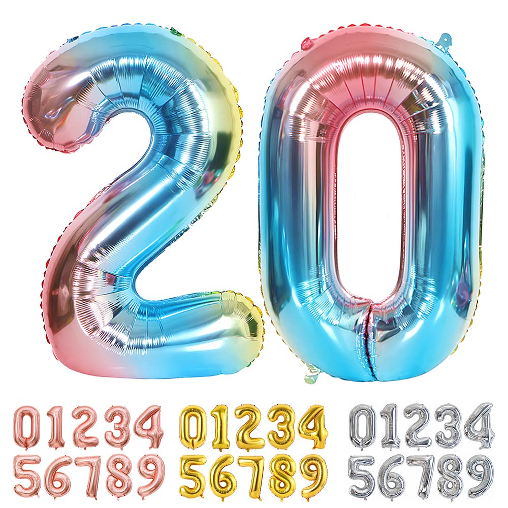 Foil Globo Número 5 Azul 40" (101cm), Inflable Helio o aire, Gigante Numeros 0-9, 10-19, 20-29, 30-100, Grande Globos Decoración para La Boda Aniversario y Cumpleaños Fiestas — view 478