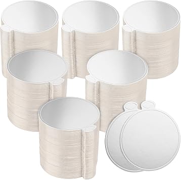 600 PCS 3.5 inch Mini Cake Boards, Premium Round Silvery Mousse Cake Boards, Versatile Cupcake Bases & Dessert Displays, Perfect for Parties and Special Occasions