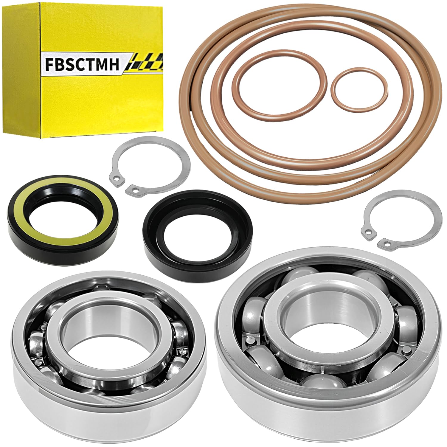 10 pcs Jet Pump Bearings Seal Rebuild Kit Compatible with Honda Aquatrax F12 F12X R12 R12X