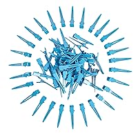 Vista 12 de Paquete de 100 pinzas plateadas para rizar cocodrilo, 1.8 pulgadas, accesorios para el cabello, para niñas y mujeres, peinado, coloración