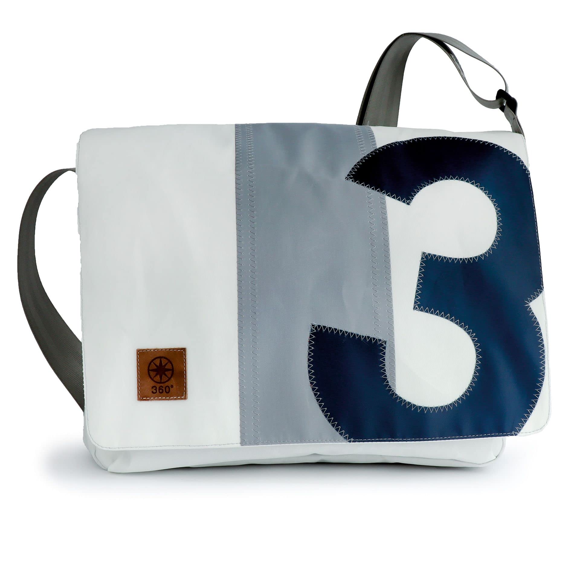 360° Barkasse Schultertasche Segeltuchtasche Messenger Bag 15'' 2309