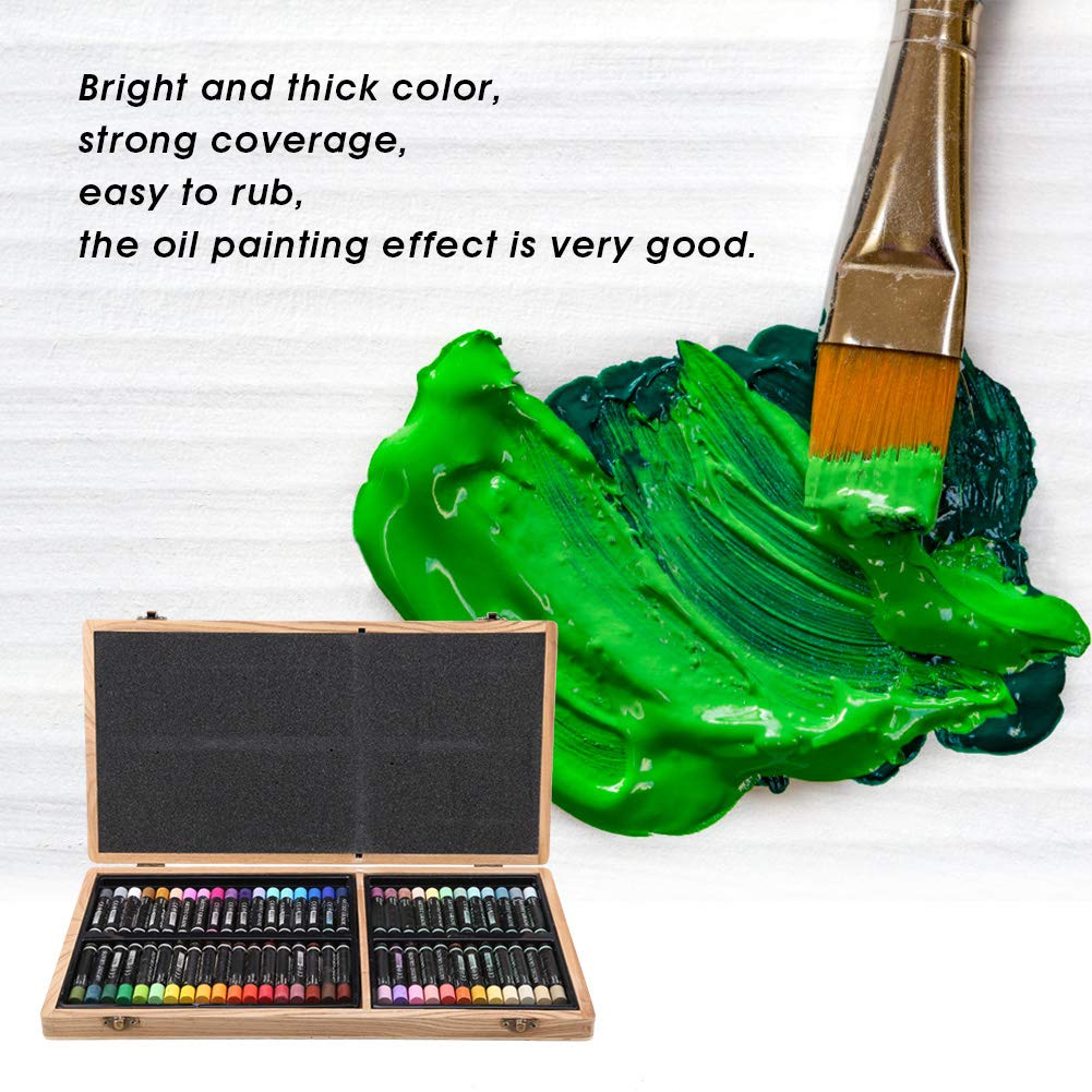 Changor Crayones de Pintura Al óleo de 60 Colores, Material No Tóxico