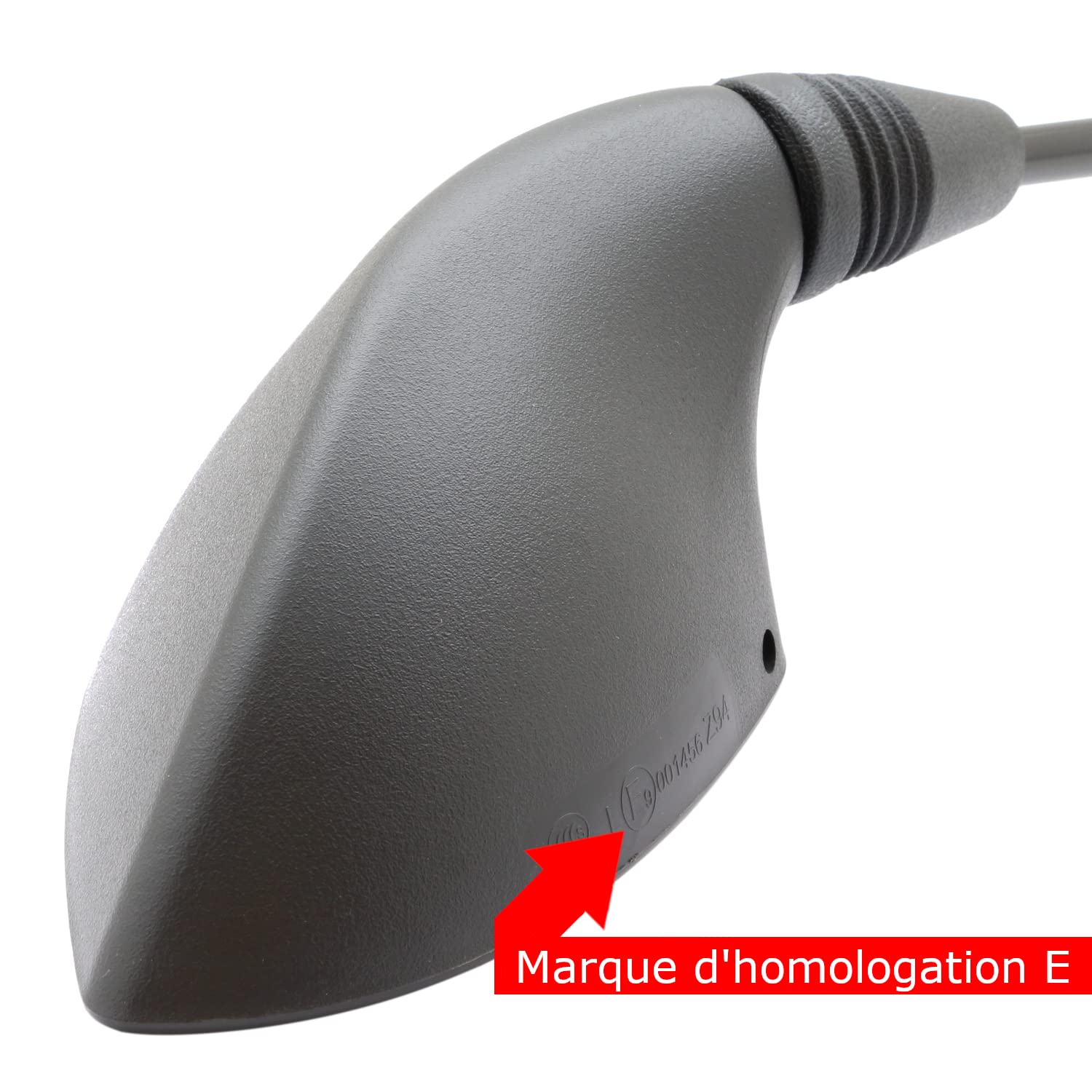 Area1 Rétroviseurs Moto Universel Retroviseur Latéral Homologué E, Certification CE (2xM10 Filetage à droite) compatible avec