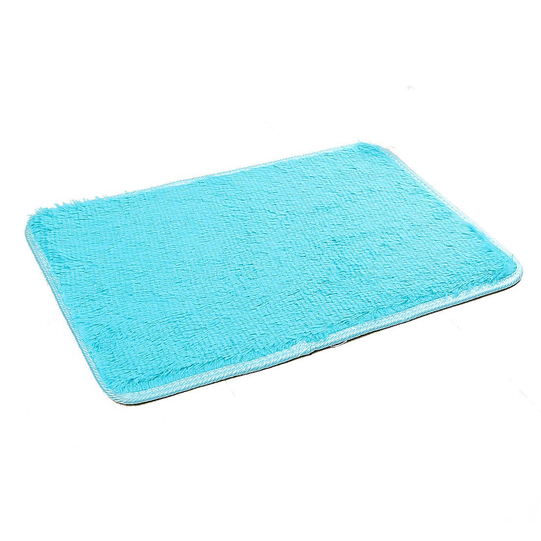 2 5cm Soft Fluffy Rugs Anti-Skid Shaggy Rug Floor Mat Dining Room Home Bedroom Carpet Blue 40x60cm id