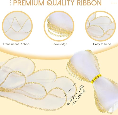 Miniatura 4 de PerKoop 48 bolsas de regalo transparentes con asas, bolsa de regalo de PVC transparente, bolsas de regalo reutilizables resistentes con 10 rollos de