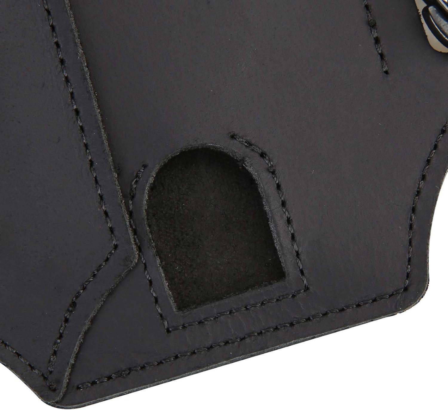 Top Rated ZEAVAN EDC Leather Sheath for Belt, Leather Sheath Pocket Organizer for Men with Pen Holder, Key Fob, Flashlight Sheath Pouch Light Brown