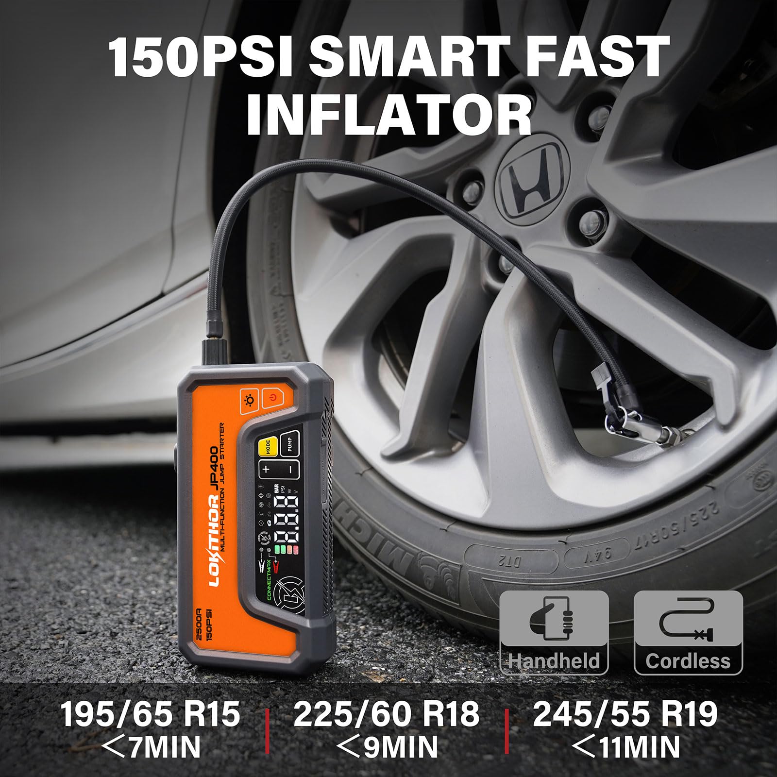 2500A Lithium Jump Starter With Air Compressor- LOKITHOR JA302 Review