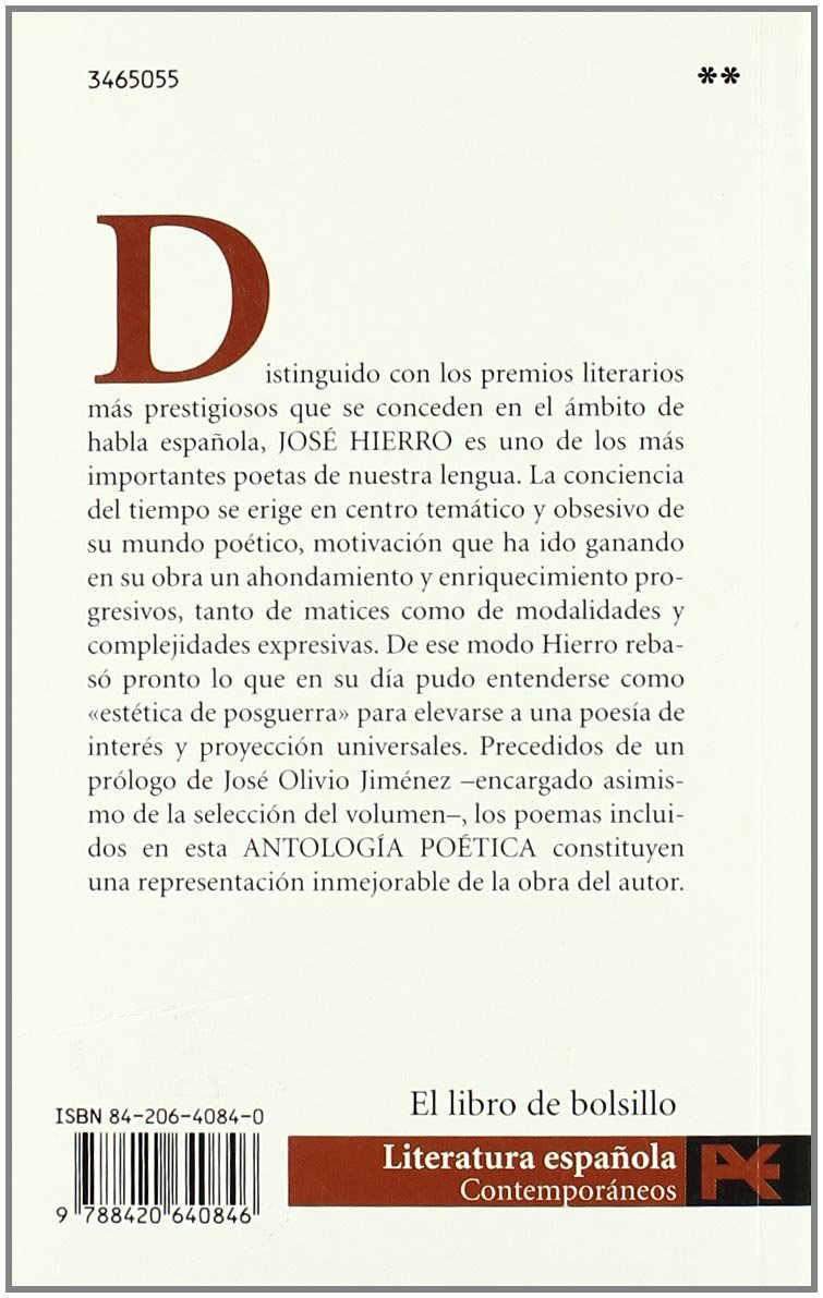 Estuche - Poesía contemporánea: José Hierro - Jaime Gil de Biedma - Angel González (El Libro De Bolsillo - Estuches)