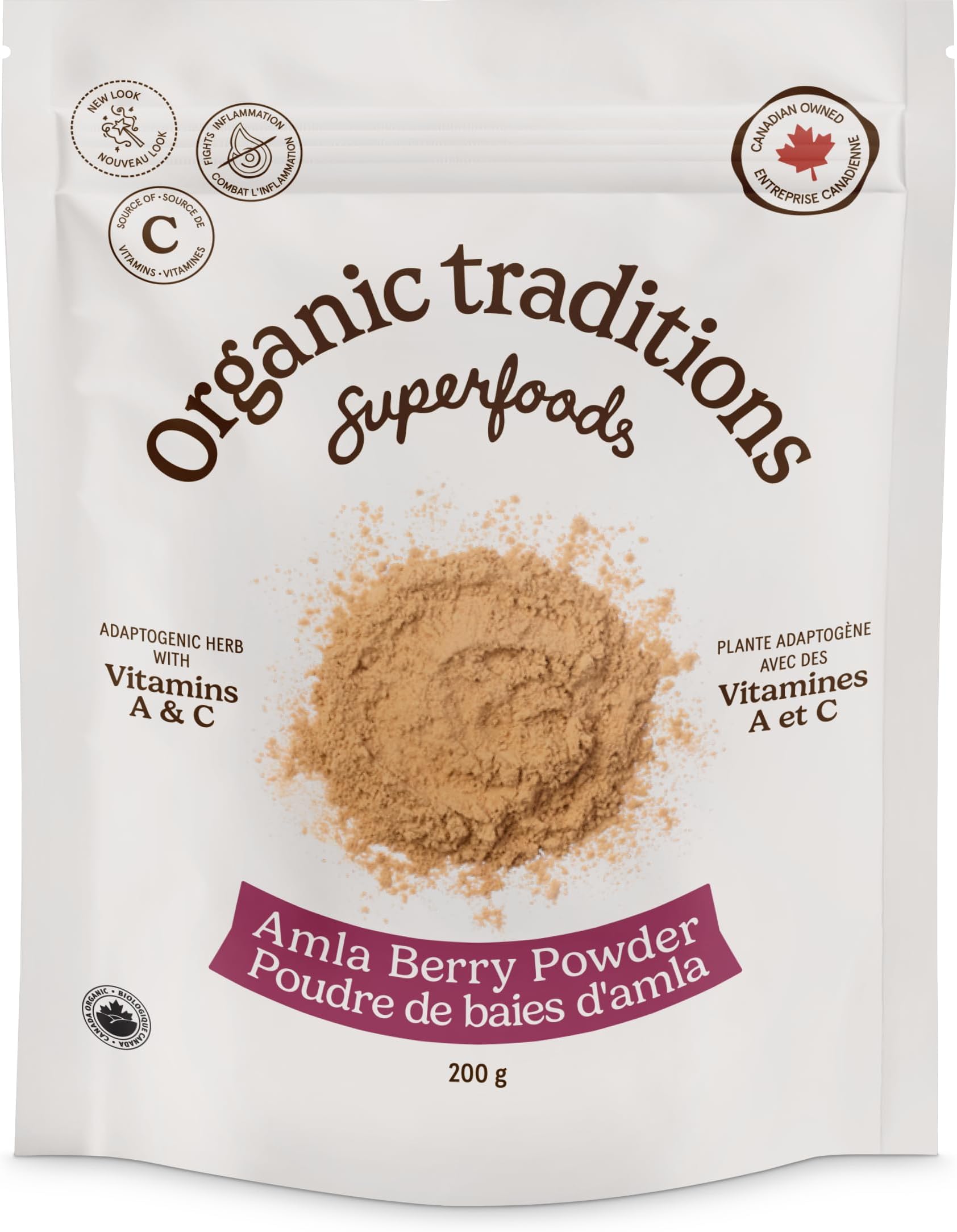Amla Berry Powder | 200 g | Adaptogenic Vitality Herb | High in Vitamin C with Iron | USDA Organic