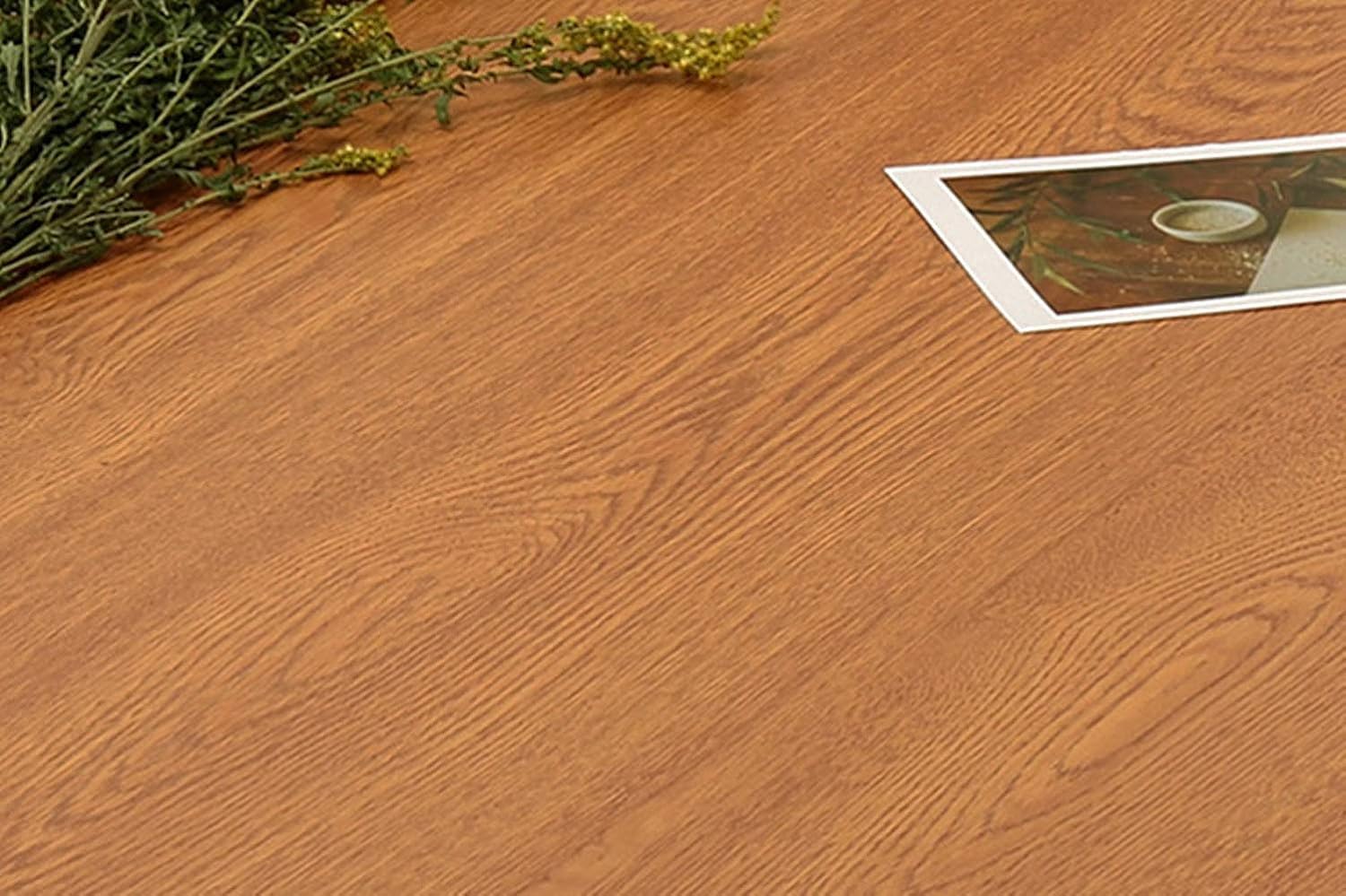 TOOLDECO Peel Stick Wood Grain Wallpaper Countertop Paper Funitures Decorative Vinyl Sticker(15.8Inch*138Inch)
