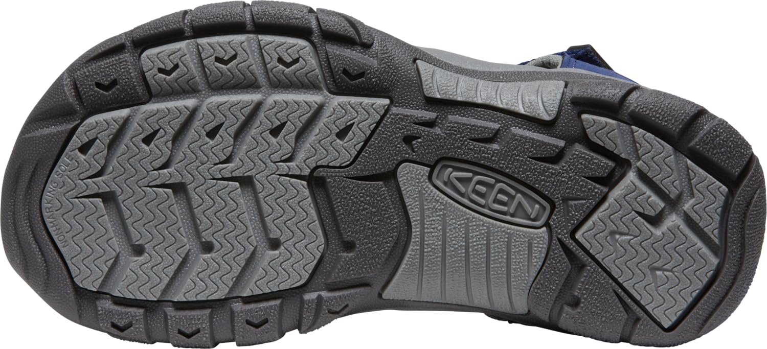 KEEN Unisex Kinder NEWPORT H2 Sandale BLAUE TIEFEN/GARGOYLE 35