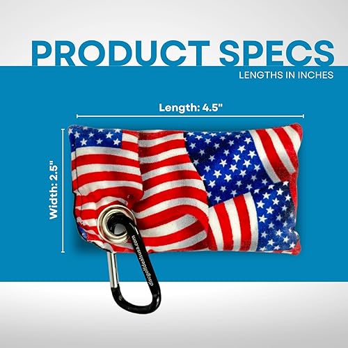 Vista 11 de HYZER HOUND DISCS Disc Golf Chalk Bag Seca tus manos en el calor del verano Se fija a la bolsa con un mosquetón Mejora el agarre de tu mano