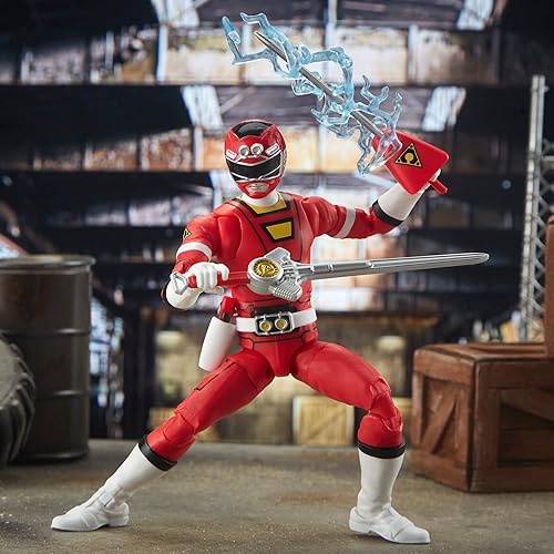 Miniatura 7 de Power Rangers Lightning Collection Turbo Red Ranger - Figura de acción coleccionable de 6 pulgadas con accesorios, para niños a partir de 4 años
