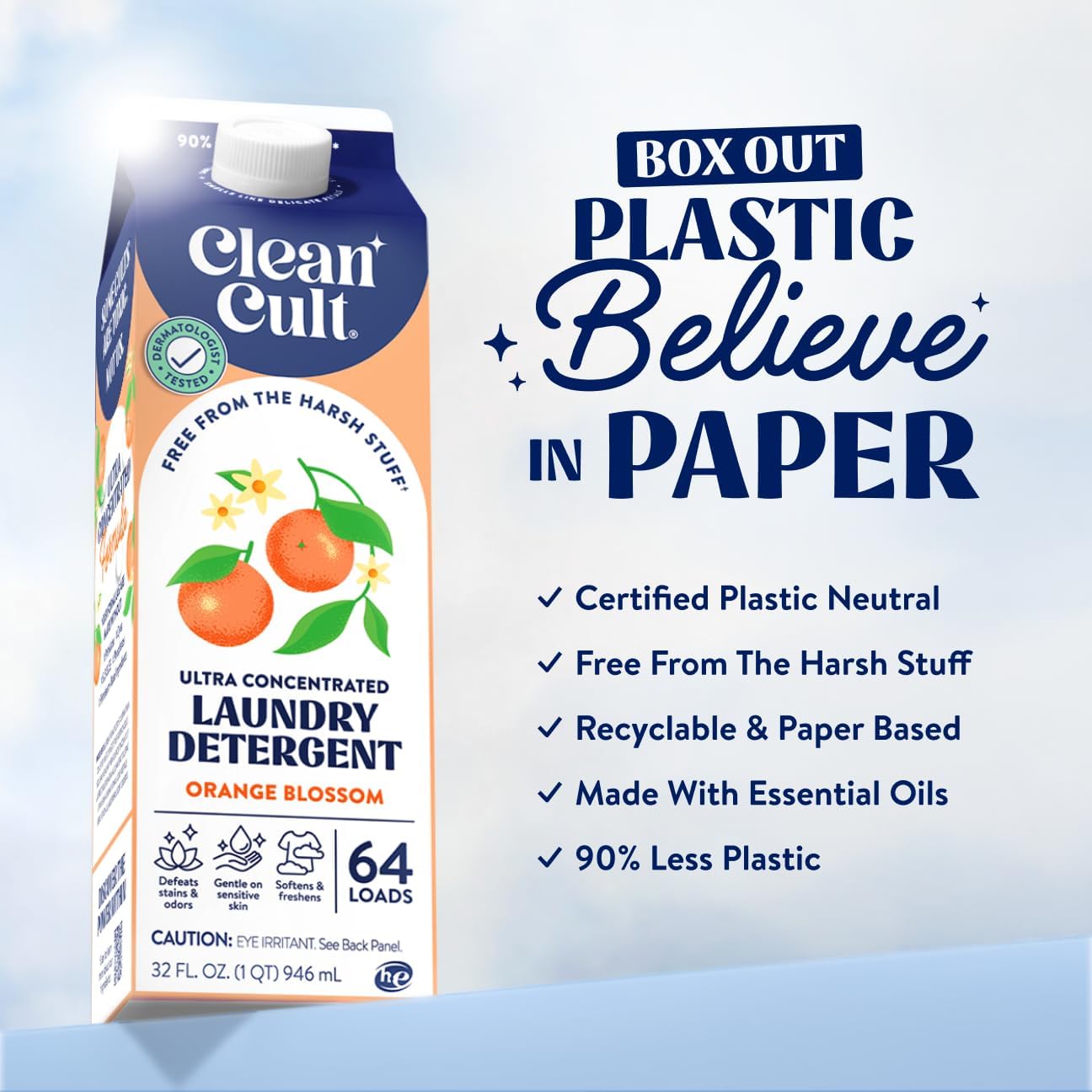 Ultra Concentrated Liquid Laundry Deternt, 64 loads, Long
