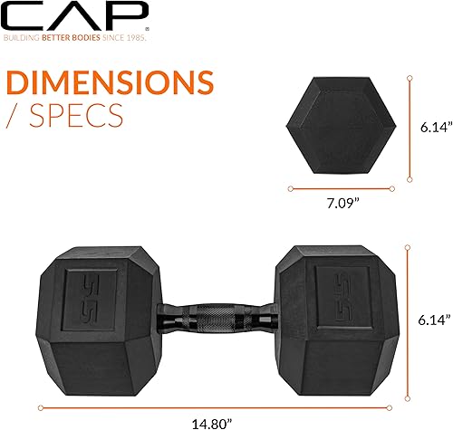 Miniatura 10 de Coated Dumbbell Weight  Multiple Handle Options