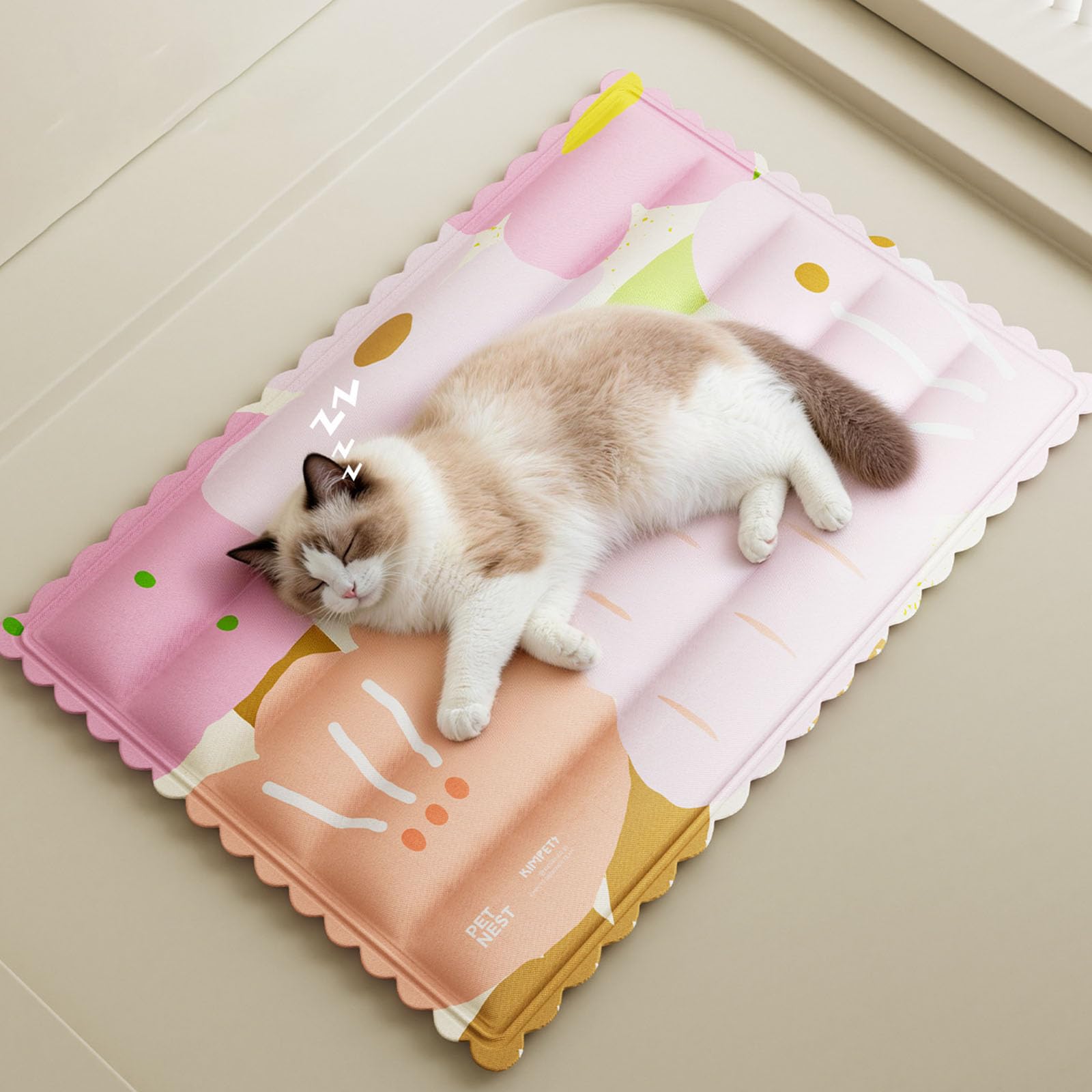 Tappetino refrigerante per animali domestici per cani in acque calde e gatti per cani di grandi dimensioni, impermeabile, facile da pulire, letto rinfrescante per l'estate