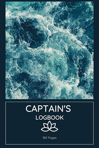 Captain's Logbook: Comprehensive Log and Tracking Book for Sailors, Boat Captains, and Ship Captains. Track voyages, weather, fuel, events, and much ... pages. 189 pages, convenient 6x9 inch format.