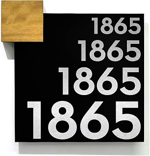 Modern Wall Hanging Sign - Black Aluminum (ACP), Fiber Laser Engraving - House Number for House - Address Sign - Porch Decor - Home Decor