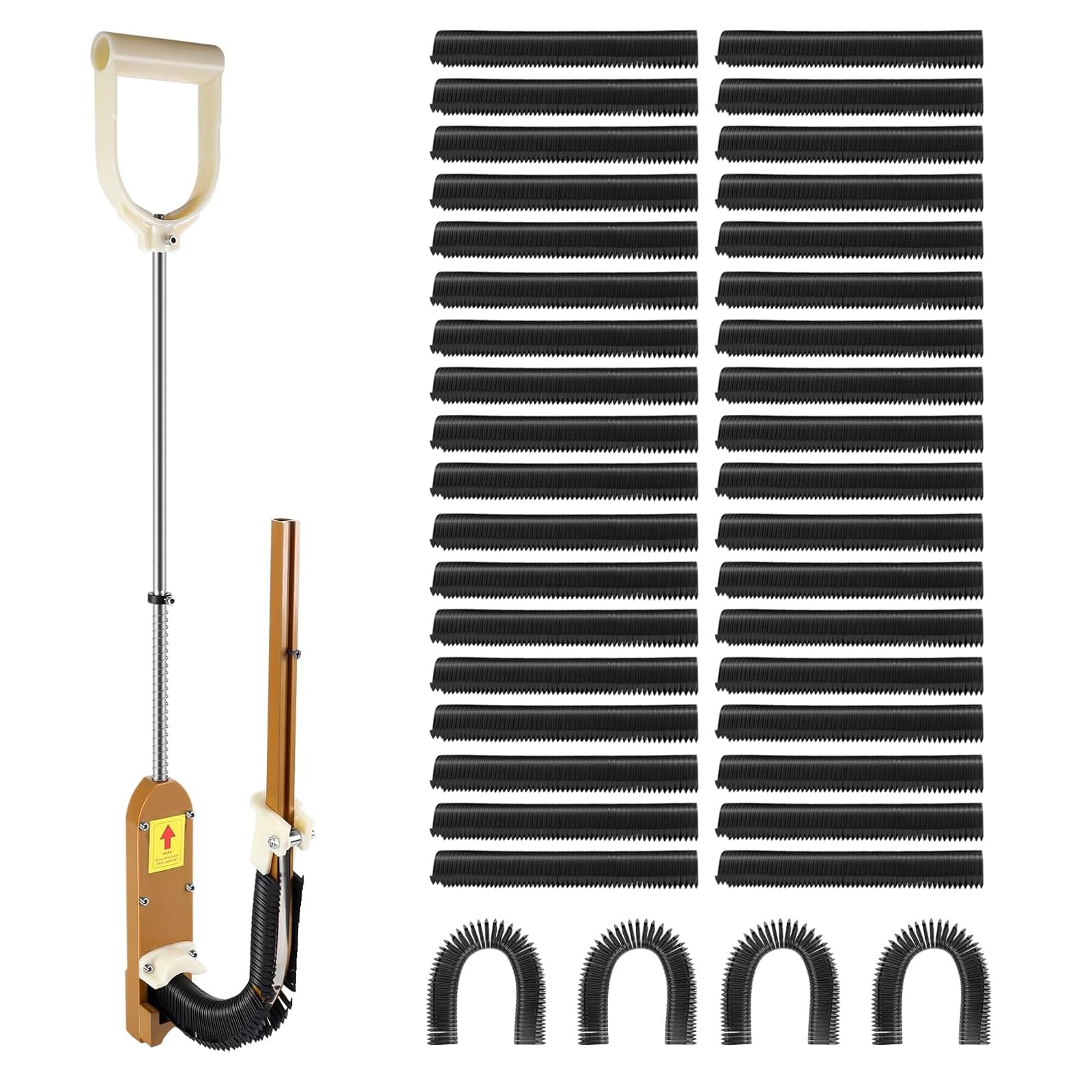 Pinzatrice per supporti per tubi del riscaldamento a pavimento, pinzatrice per tubi di riscaldamento a pavimento, pinzatrice per riscaldamento a pavimento, pinzatrice per clip, 2200 pezzi 20 mm