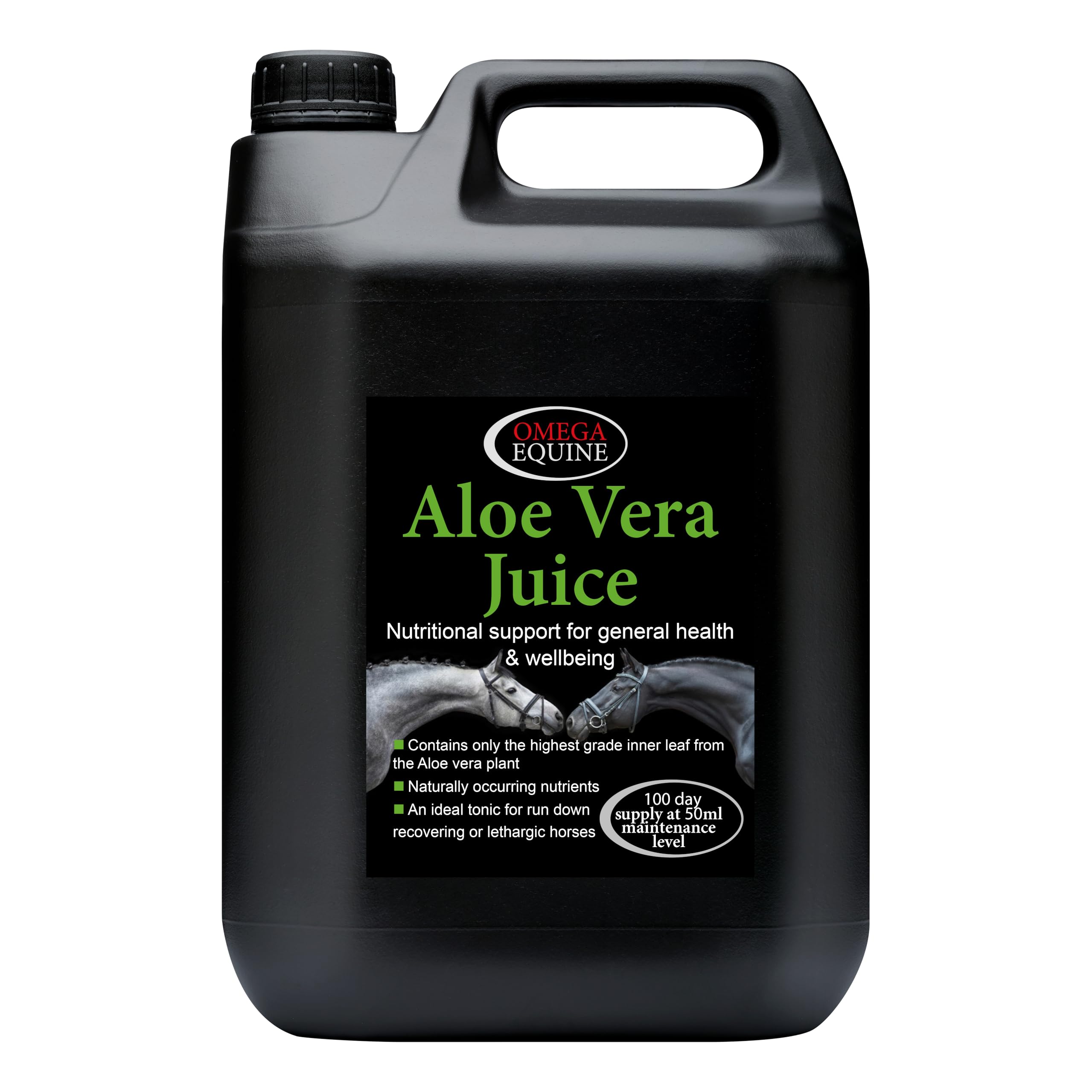 Omega Equine Aloe Vera Juice 5L Optimum Horse Health