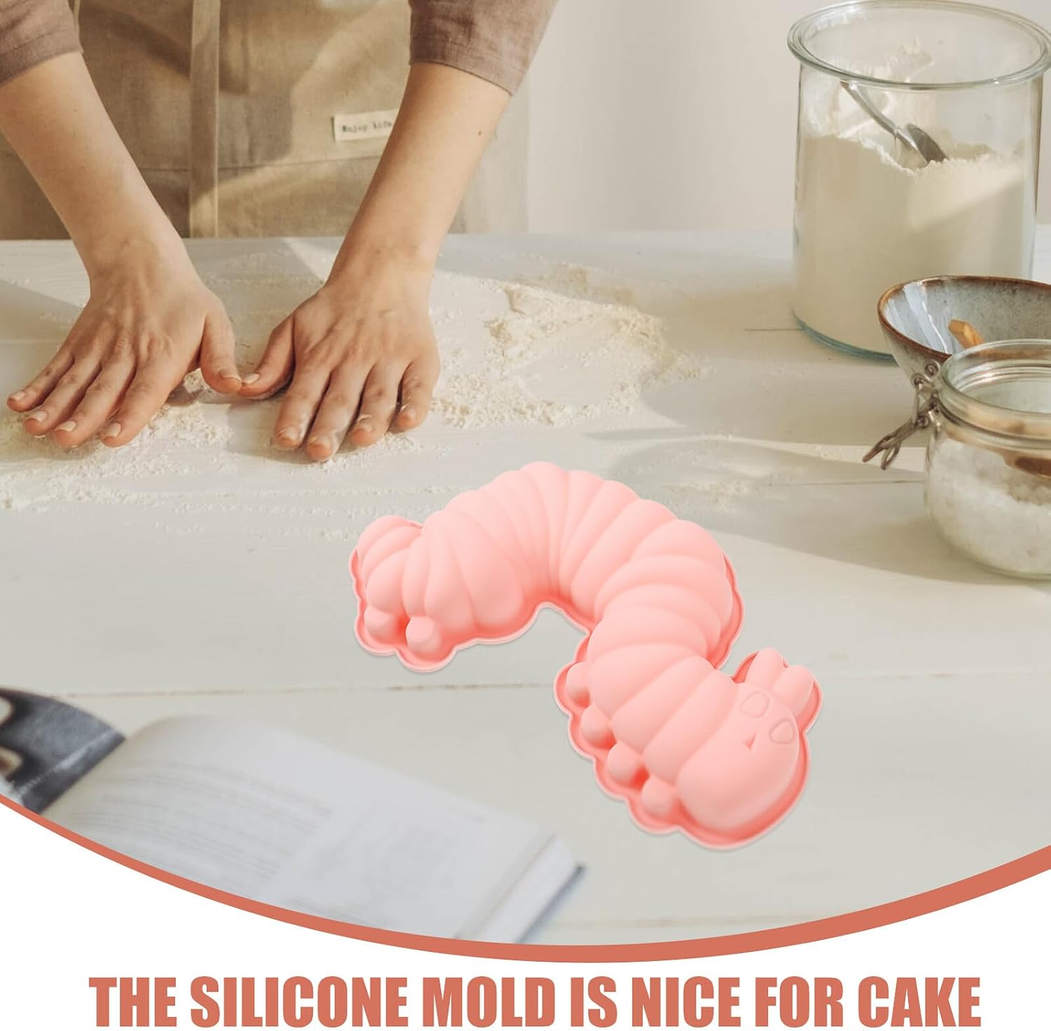 2pcs Non-stick Silicone Candy Mold Shape for Chocolate Cake Baking DIY Mousse Jelly Pudding Food-grade Silicone Easy Release and Blue and Pink
