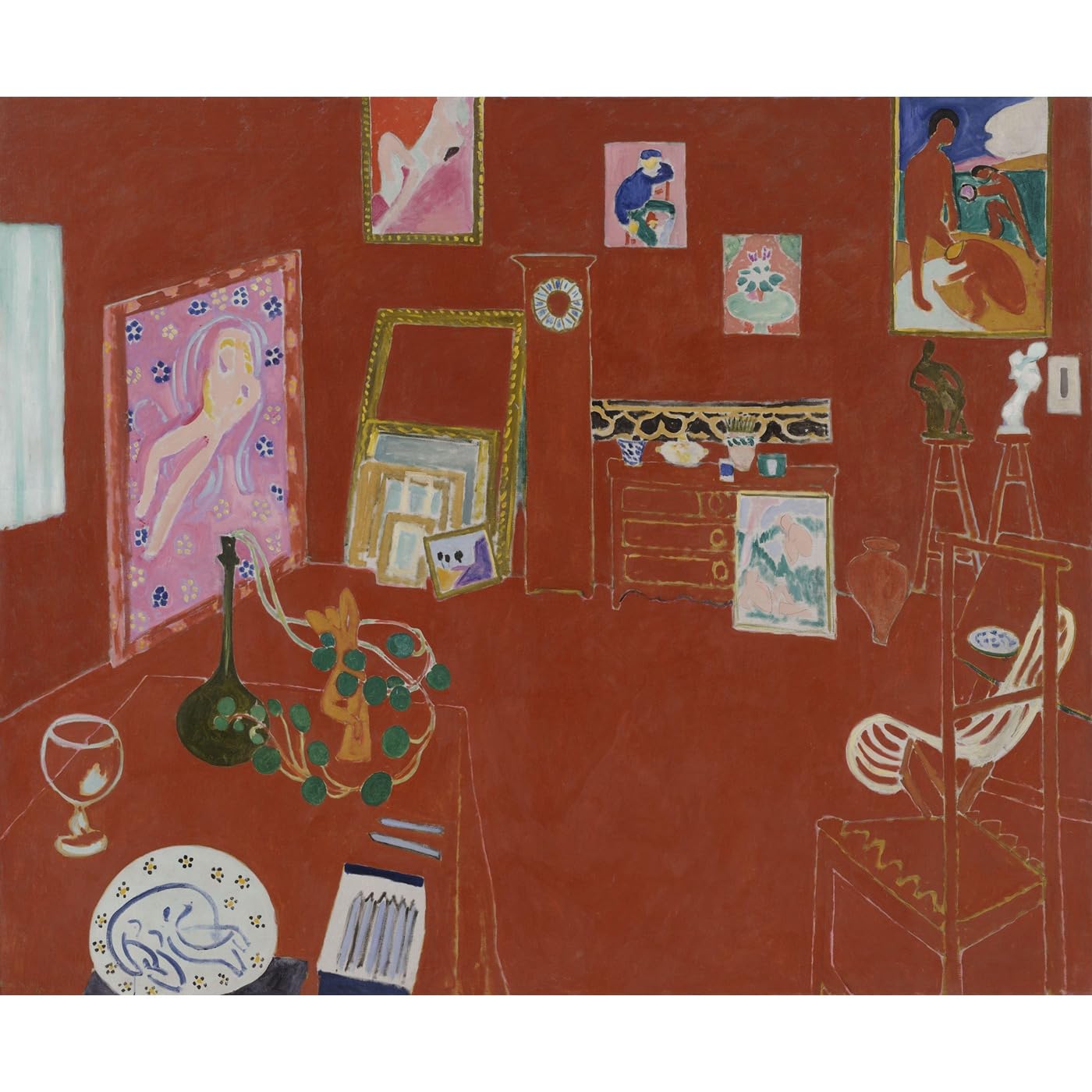 Toile Henri Matisse pour salon et bureau - Décoration élégante et artistique 76x101cm