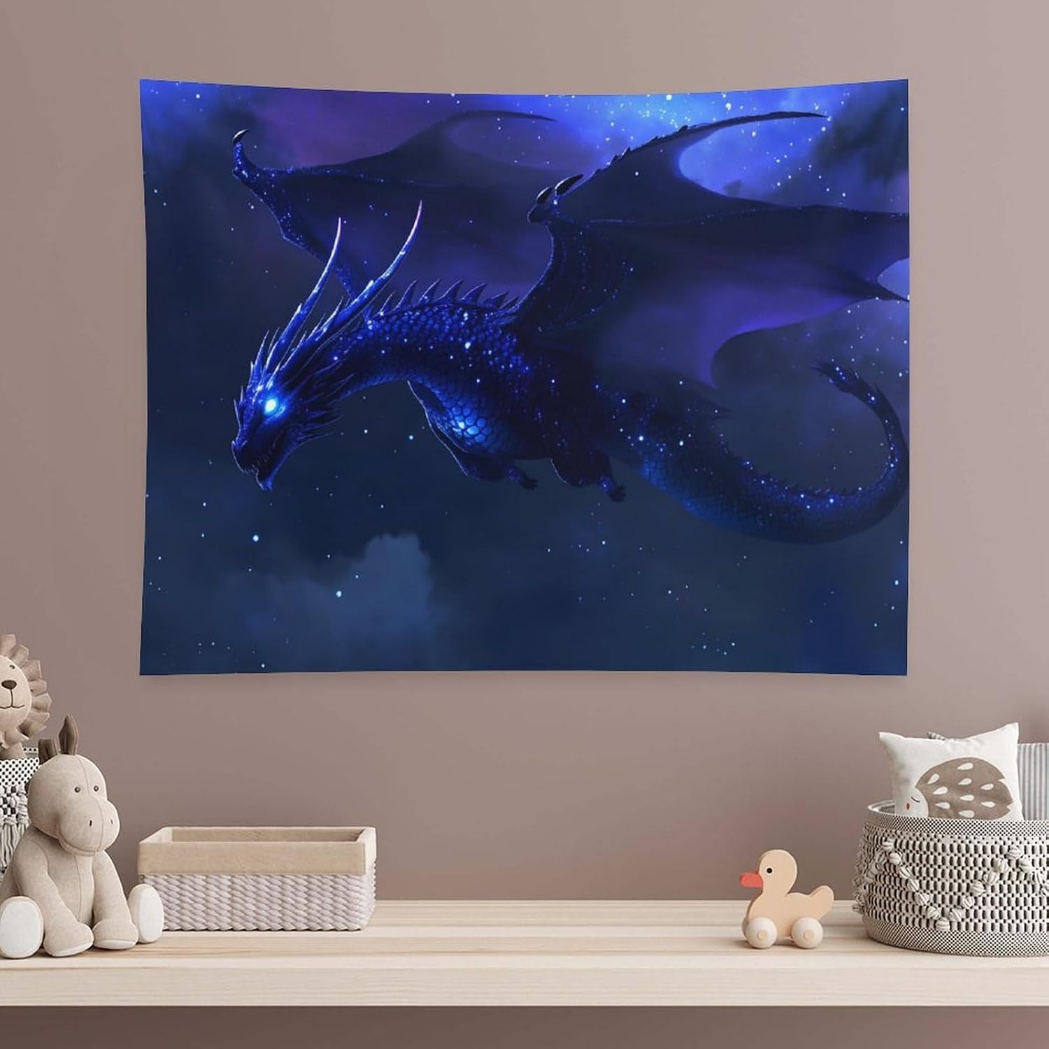TAEIZLO Tapestry Wall Hanging for Bedroom - Starry Dragon Aesthetic Room Decor, Cool Wall Art Tapestry Background for Living Room, College Dorm,30"x40"
