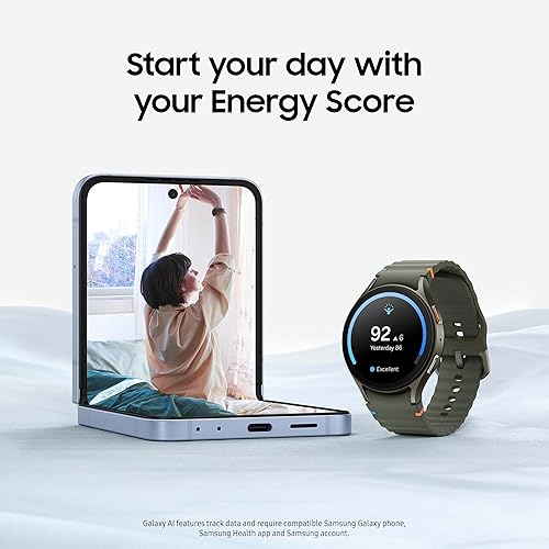 Miniatura 4 de Samsung Galaxy Watch 7 44mm Bluetooth AI Smartwatch w/Energy Score, Wellness Tips, Heart Rate Tracking, Sleep Monitor, Fitness Tracker, 2024, Silver