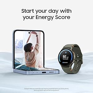 Samsung Galaxy Watch 7 40mm Bluetooth AI Smartwatch w/Energy Score, Wellness Tips, Heart Rate Tracking, Sleep Monitor, Fitness Tracker, 2024, Green [US Version, 1Yr Manufacturer Warranty]