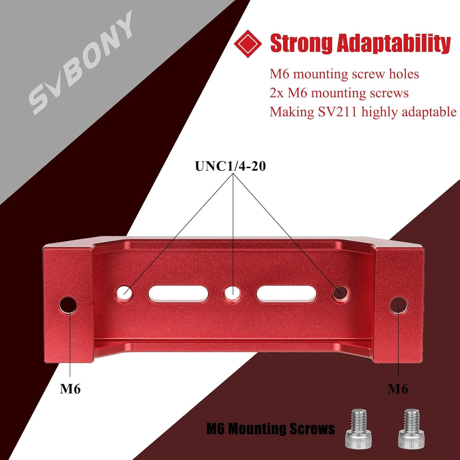 SVBONY Universal Dovetail Base Bundle with SV211 Finderscope Mount Bracket 135mm(2 Items)