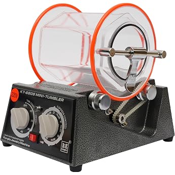 Jewellery Polishing Machine 5 kg Mini Rotary Tumbler Surface Polisher Jewellery Polishing Finishing for DIY Work with Metal Wood Jade Plastic