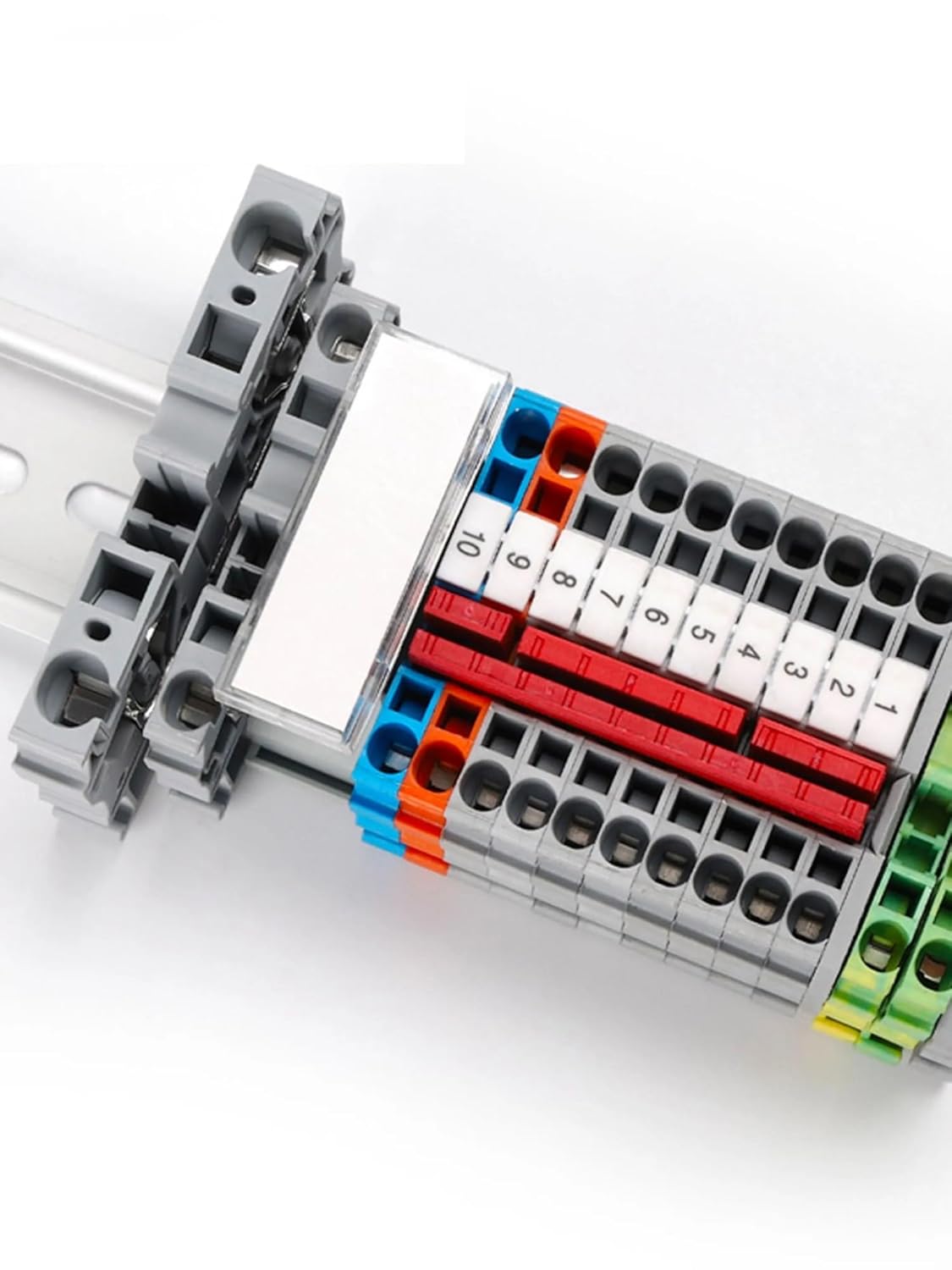 20Pcs FBS 10-5 Jumpers 2/3/4/5/10 PT ST 2.5 mm DIN Rail Terminal Block Accessories Plug-in Bridge 2-5 3-5 4-5 5-5 10-5(4P)
