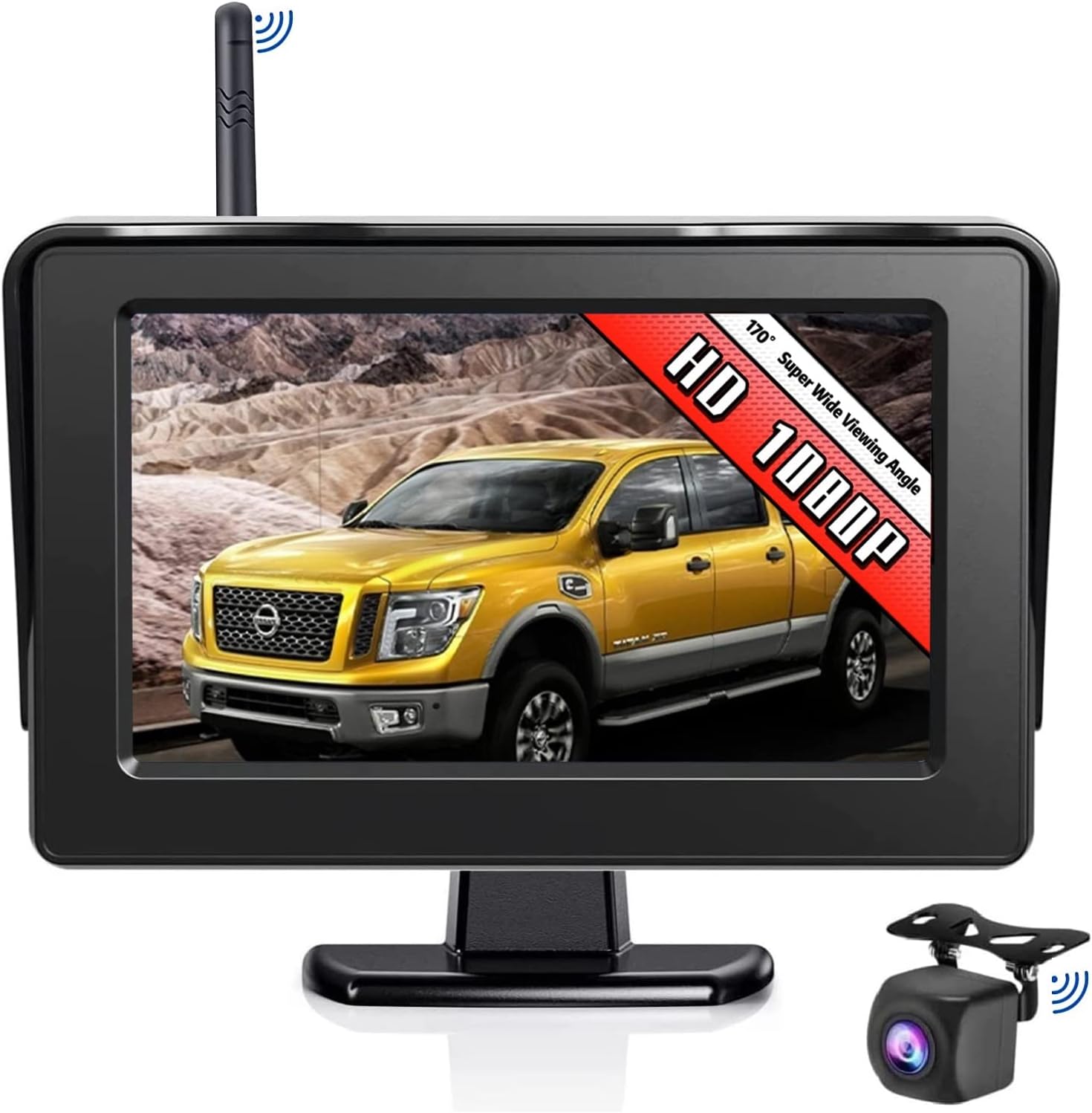 Bileeko Wireless Backup Camera 170° Wide View Angle for Car