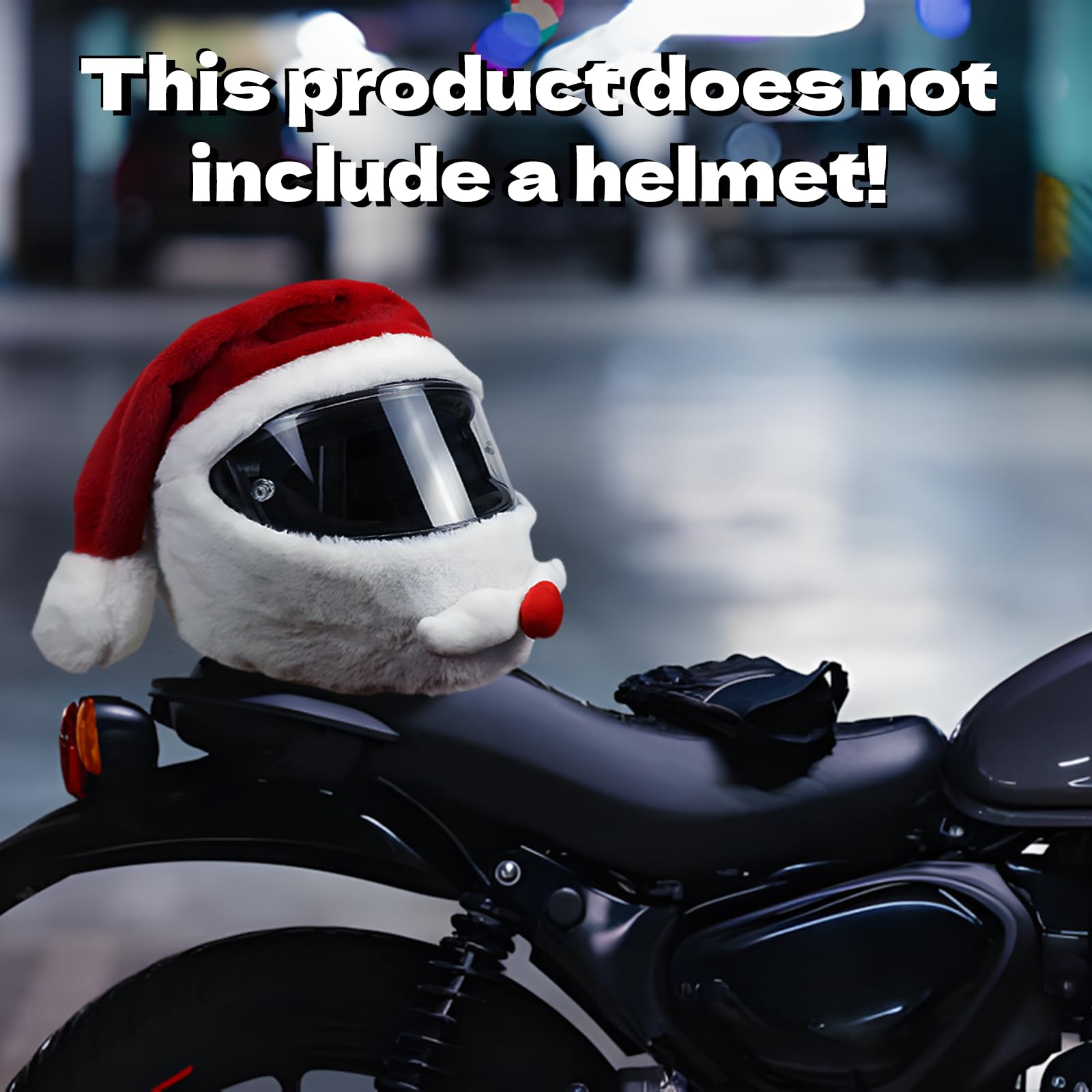 Copricasco Moto Peluche, Accessori per Caschi,Protegge da Polvere, Ammaccature e Graffi (Casco Non Incluso)