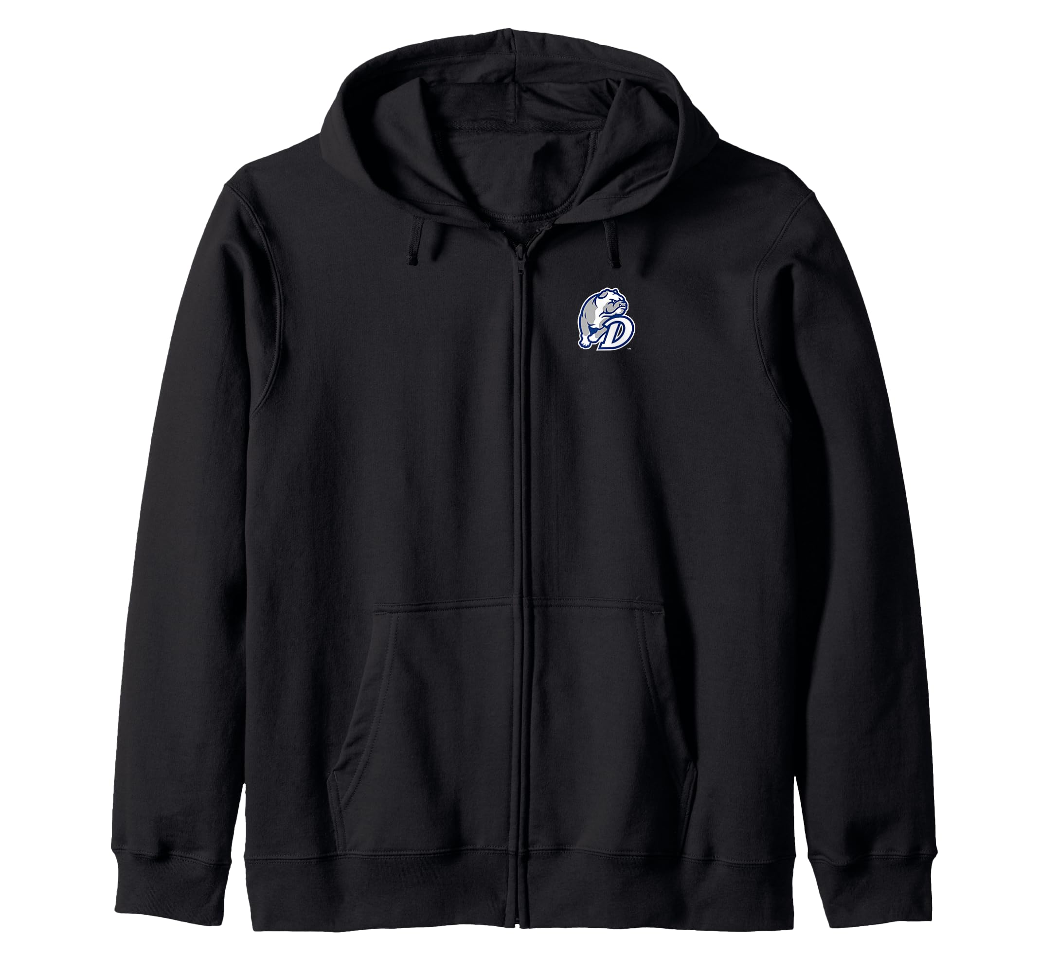 Drake Bulldogs Left Chest Icon Zip Hoodie