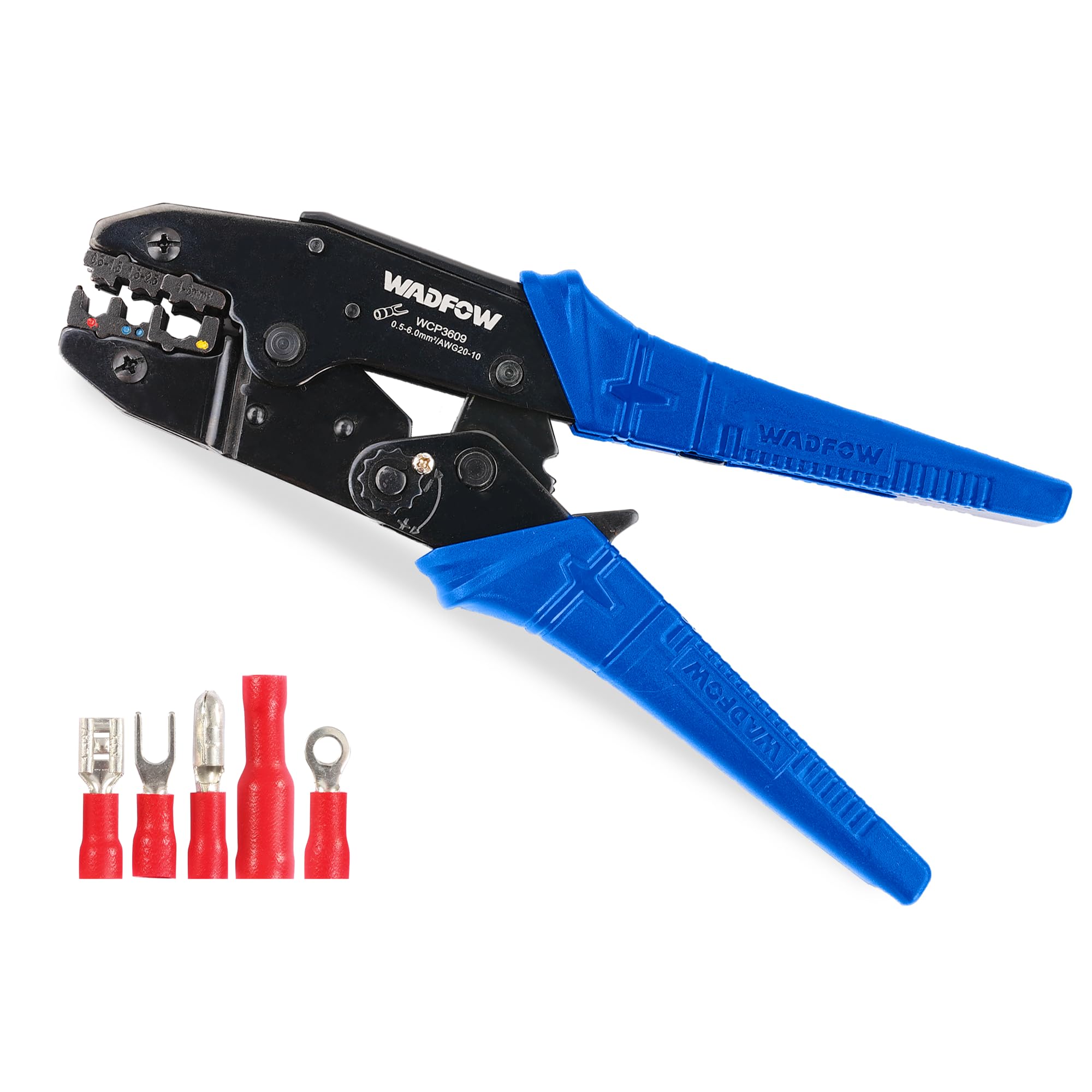 WADFOW Ratchet Crimping Plier, 【For Insulated Terminals and Butt Connectors】Crimping Tool, Wire Stripper, 0.5-6mm², AWG: 20-10, Crimper Adjustable Ratchet Tools (B0D5CYRLYT) Amazon Price History, Amazon Price Tracker