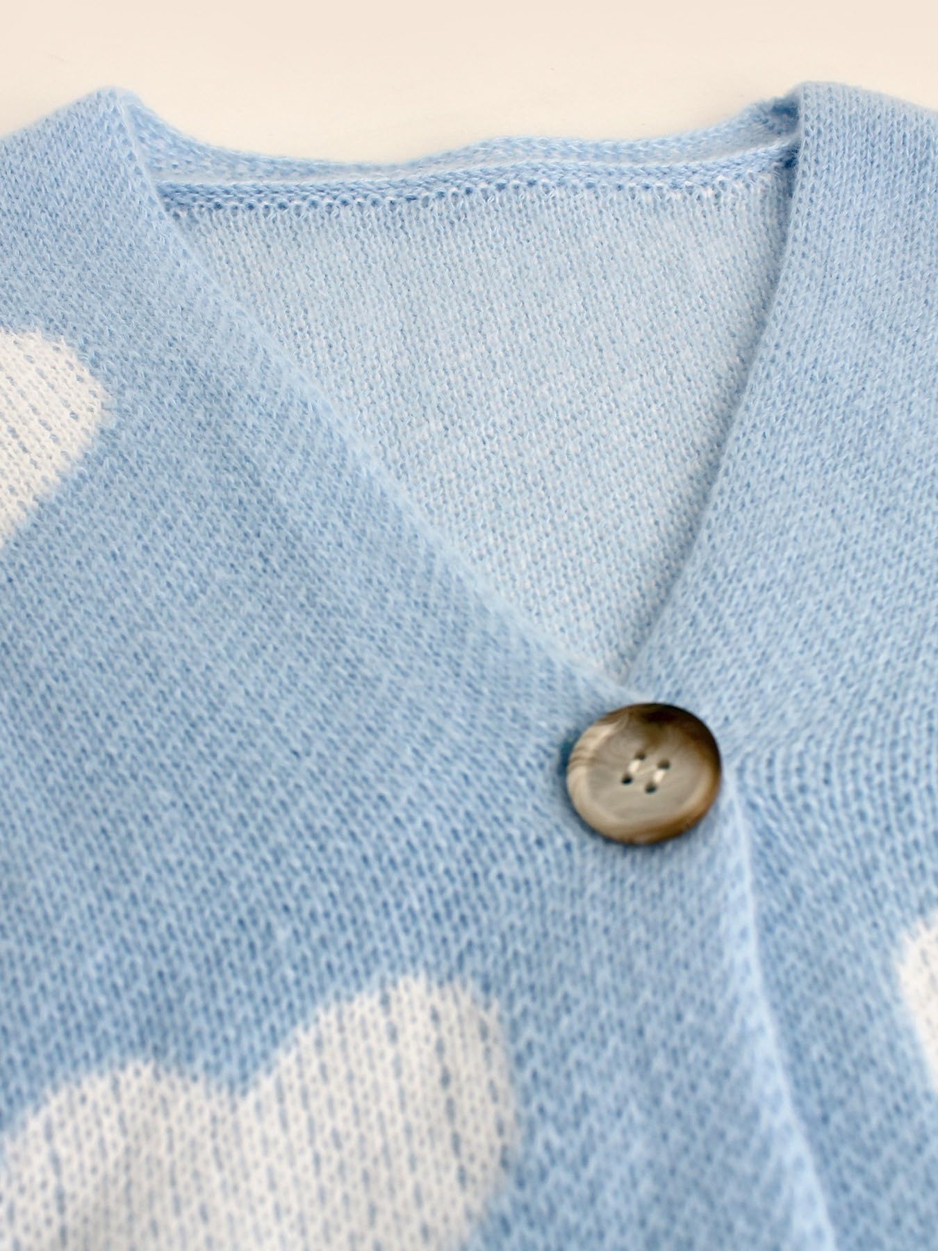 Cardigan Mujer Cárdigans para Mujer De Talla Grande Ligeros Informales De Punto Jerséis con Corazones para Mujer Cárdigan Festivo con Frente Abierto Blusas Holgadas para Mujer Regalos De San Vale