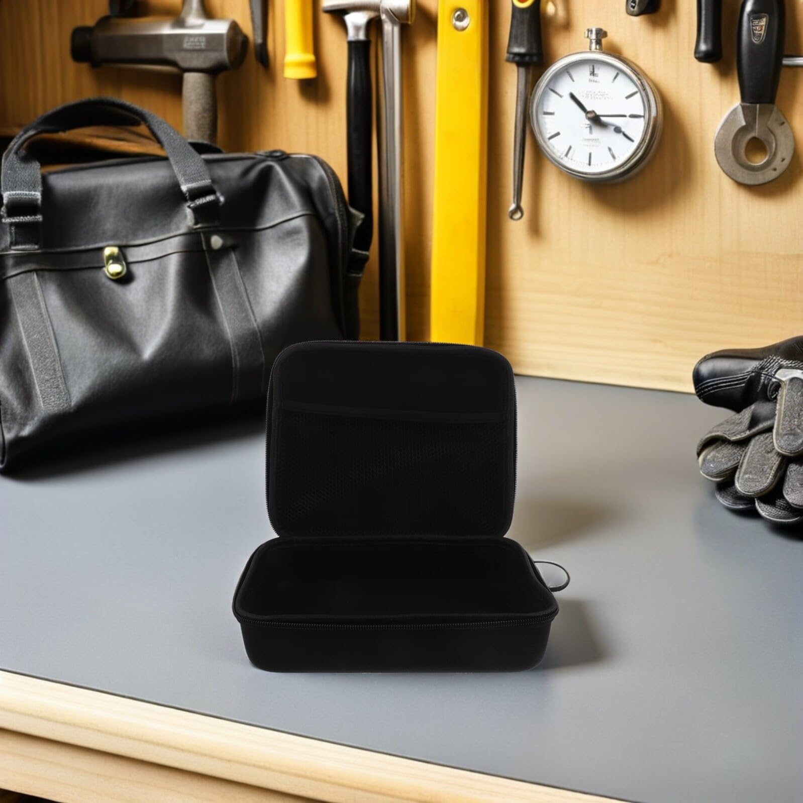 Hohopeti Bolsa de Almacenamiento para Aspiradora de Mano y Compresor de Aire Portátil Organizador Multifuncional con Compartimentos para Accesorios para Coche Camping y Viajes Funda