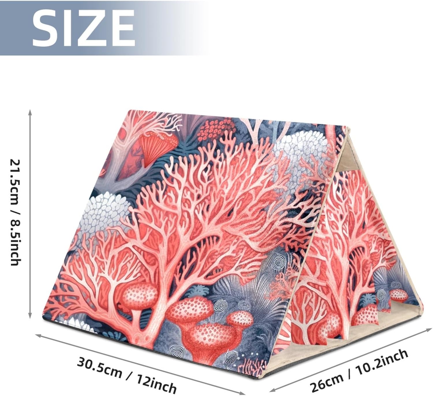 MAgiLL Guinea Pig Bed, Comfortable Hamster House, Hiding Place for Small Pets, Foldable Bed nest Suitable for pet nests of Short Rabbits, Rabbits, Ferrets, mice, and Hedgehogs