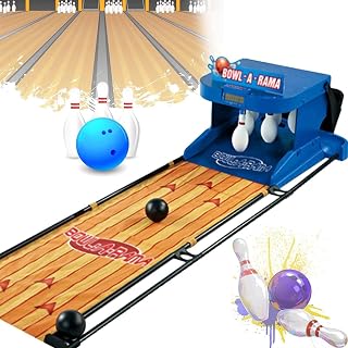 Electronic Bowling Alley Game with LED Electronic Scoreboard, Indoor Bowling Ball Sports Game Console with Automatic Reset, Simulation Sound Effect, for Children and Adults,2m